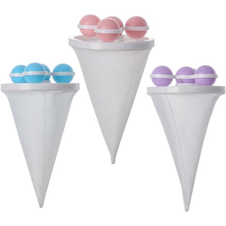 3 st hårfilterpåsar för tvättmaskin, rengöring avkontaminering