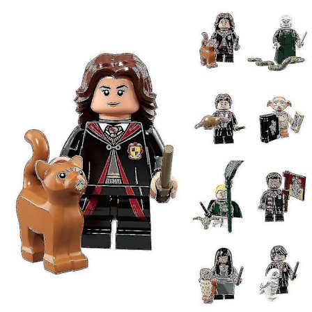 8 kpl Harry Potter -hahmot Minifiguuri Koottavat Mini Rakennuspalikkalelut Lahjat Kodin Sisustus