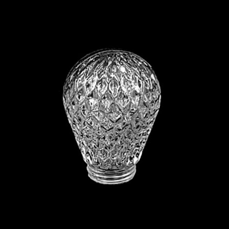 E17 Skruv lampskärm Cover TRANSPARENT transparent