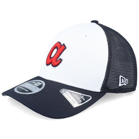 New Era - MLB Blanc trucker Casquette - Atlanta Braves MLB Bat Practice 9SEVENTY White/Navy Trucker @ Hatstore