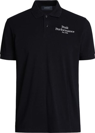 Peak Performance Men's Original Polo Men short-sleeved sweaters Black S