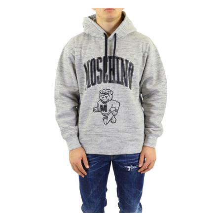 Moschino, Hoodies Szary, Mężczyzna, Rozmiar: S