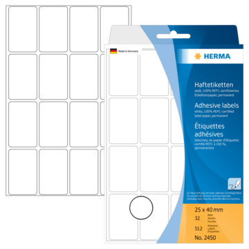 ETIKETTER 25X40 512/IF