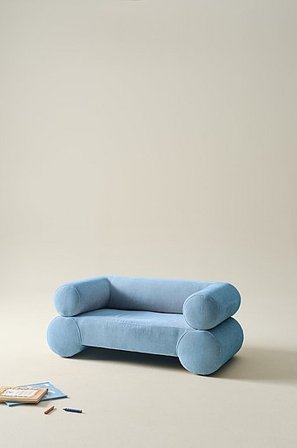 Jotex - Mini Sofa Dziecięca Jasnoniebieski - HARTSDALE - Kup Sofy dla dzieci firmy Jotex