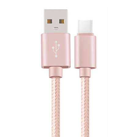 300cm Slitstark USB-C/Type-C Leman Snabbladdningskabel