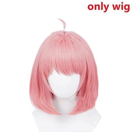 Voksen Børn Anime SPY FAMILY Anya Forger Kjole Uniform Cosplay Kostume -a A1 Wig XL
