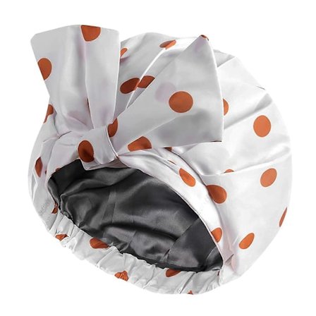 Dusjhette for kvinner, vanntett - Gjenbrukbar dusjhette, hårhette for dusj, vanntett dusjhette for langt hår