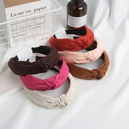 6 stk Enkle motehårbånd Koreansk følelse semsket ut hodeplagg