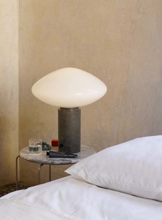 Mist AP17 bordlampe - grigio caldo