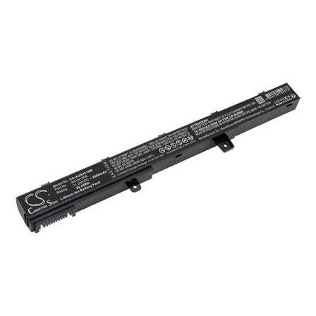 Batteri til bærbar PC for Asus X551C, X551CA, X551CA-0051A2117U og andre.