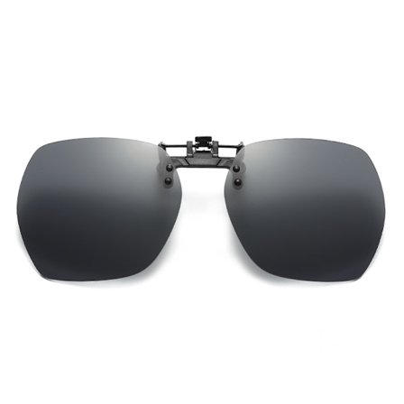 Polariserade Clip On Solglasögon för Receptglasögon - Svart och