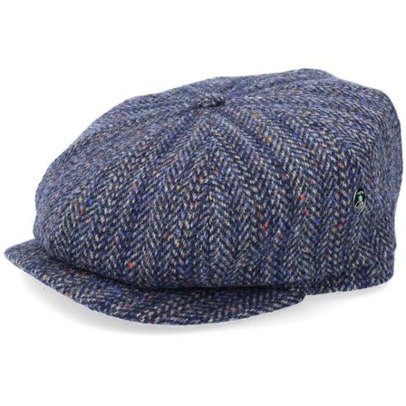 City Sport - Blå flatcap Keps - Sixpence Navy Flat Cap @ Hatstore