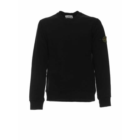Stone Island, Sweatshirts Czarny, Mężczyzna, Rozmiar: M