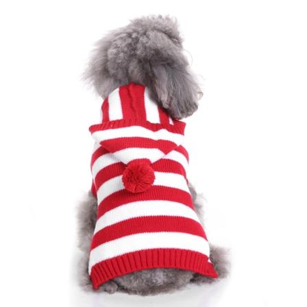 Stripete Hundegenser for Høytider - Halloween, Jul, Julegenser for Kjæledyr