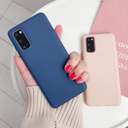 Samsung Galaxy S20 kuori - silikoni mikrokuituinen