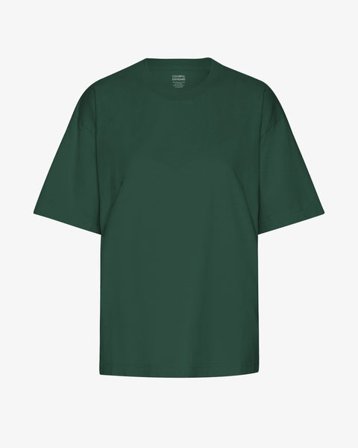 Oversized Organic T-Shirt - Emerald Green - Female - XL