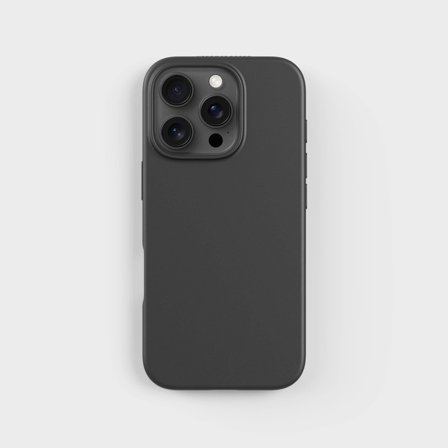 100% Biodegradable Eco-Friendly Case for iPhone 15 Black, iPhone 16 Pro
