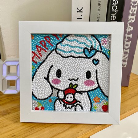 One Piece Kanel Hund 5D Børns Diamant Maleri Kit DIY Stor Ædelsten