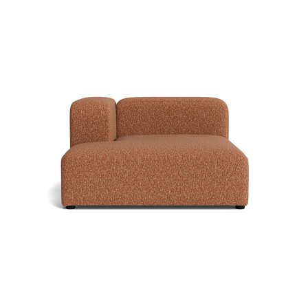 Milo XL chaiselong, venstrevendt - Puente Brun Terracotta - 130x170x72 - Sofa, chaiselong