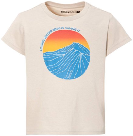 Didriksons Fröet Kids' T-Shirt 2 Children short-sleeved sweaters Beige 110