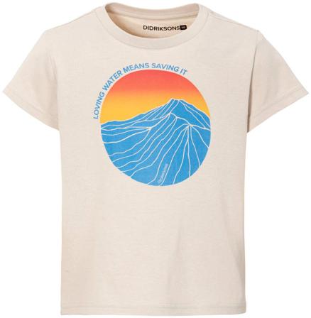 Didriksons Fröet Kids' T-Shirt 2 Children short-sleeved sweaters Beige 110