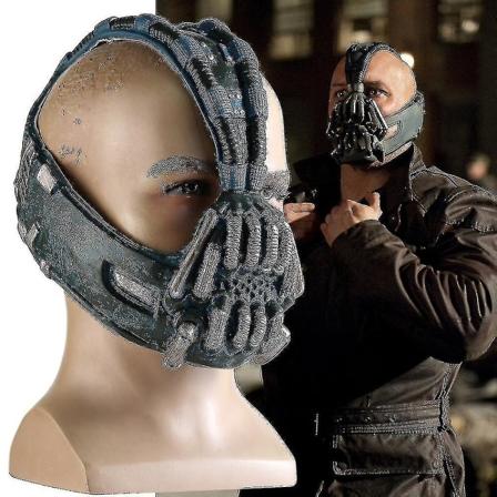 Bat Dark Knight Rising Bane Head Cover Halloween Ball Mask Cosplay Prop