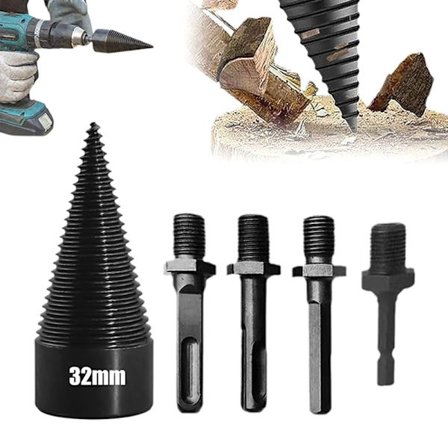 32/42/50mm Trebor Twist Vedkløyver Bor Wo