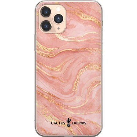 Kompatibel Mobilcover til Apple Apple iPhone 11 Pro Cactus and Friends – RoseGoldFlow