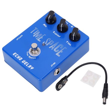 Effektpedal Ekko Delay Gitar Effektor Musikinstrument Tilbehør DC 9V 30mA