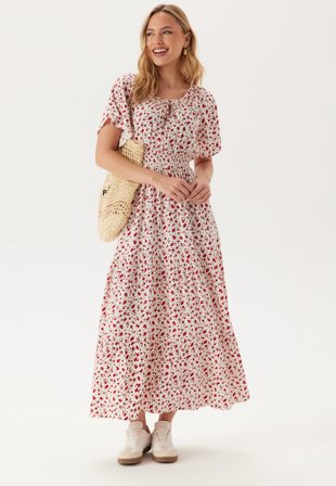 Happy Holly Smock Maxi Viscose Dress Klær