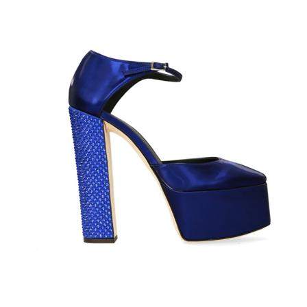 Giuseppe Zanotti, Sandals Niebieski, Kobieta, Rozmiar: 39 EU