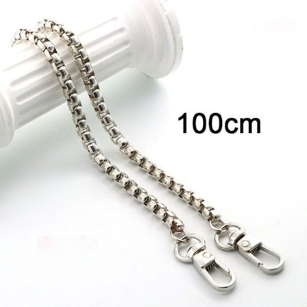 Metallväska Kedjor Enkel axelrem SILVER 100CM SILVER 100CM