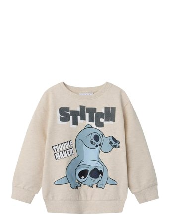 Nmmjasp Stitch Nreg Sweat Unb Wdi Cream Name It