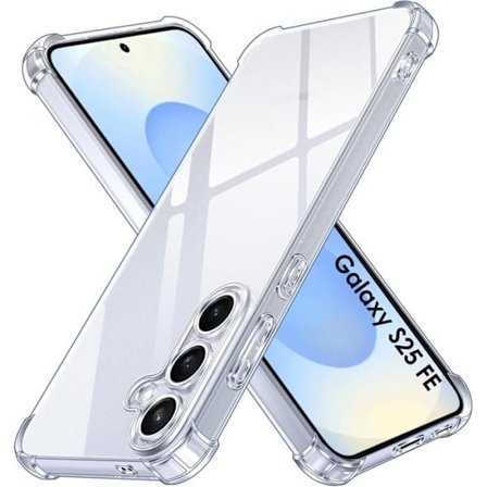 Coque til Samsung Galaxy S25 FE - Stødabsorberende Beskyttelse TPU Blød Transparent Phonillico