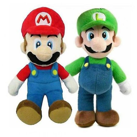 Super Mario Bros. Plysch Mario & Luigi Mjukisdjur Gosedjur