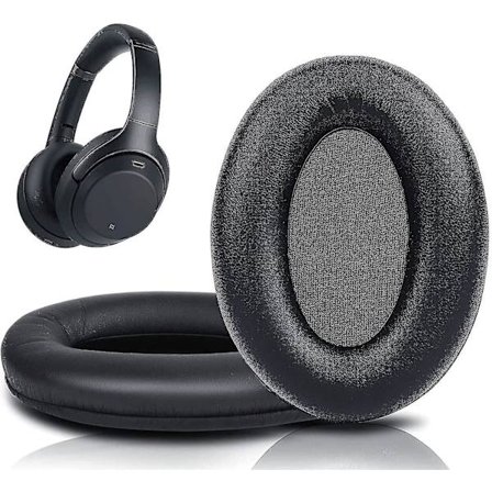 Puder / Ørepude Udskiftning til Sony WH-1000XM3 (wh1000xm3) Over-Ear Høretelefoner (sort)
