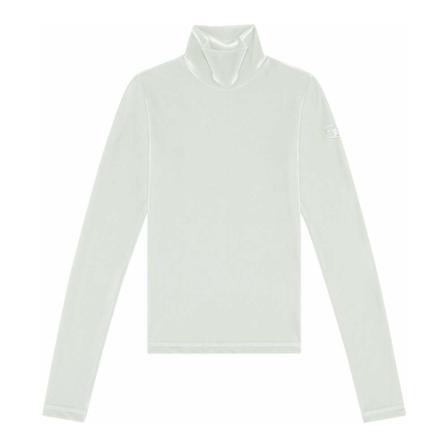 Diesel Turtlenecks grå, Dam Polotröjor, Dam, Storlek: S