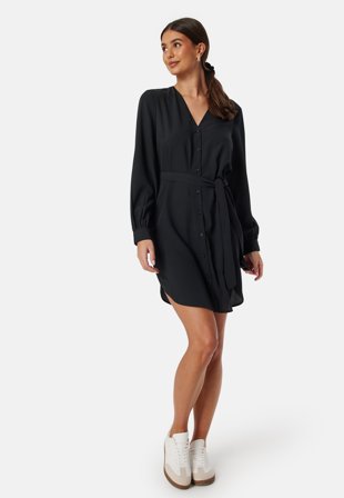 BUBBLEROOM Fenne Shirt Dress Black Klær