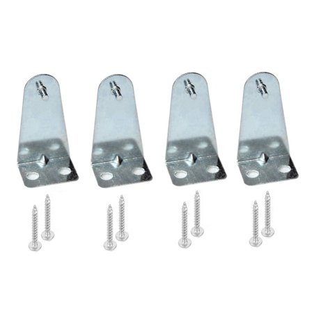 Hold Down Beslag 4 stk Metal Persienner Beslag Blind Bundskinne Holder Udskiftninger til Horisontale Persienner og Vinduegardiner (FMY)