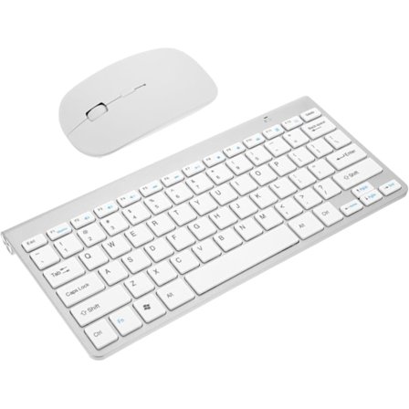 Trådlöst Gaming Mus och Tangentbord Set Vit Trådlöst Tangentbord Mus 2.4ghz Låg Strömförbrukning