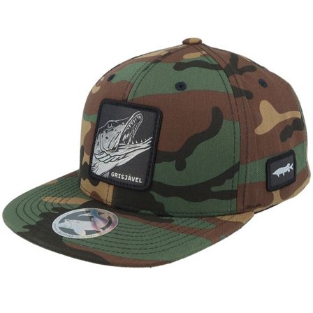 Skillfish - Camo snapback Keps - Kids Grisjävel Camo Snapback @ Hatstore