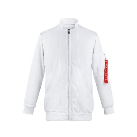 Tokyo Revengers Hanemiya Kazutora Cosplay -asu, valkoinen takki, uniformu, baseball-takki, Halloween-asut miehille style1 L