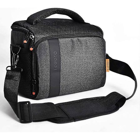 Vattentät (med regnskydd) Kameraväska för axeln Kompatibel med Nikon D5600 D750 D3300 Canon Rebel SL2 T7i EOS 80D 60D Sony A77II a68 a99II Resa