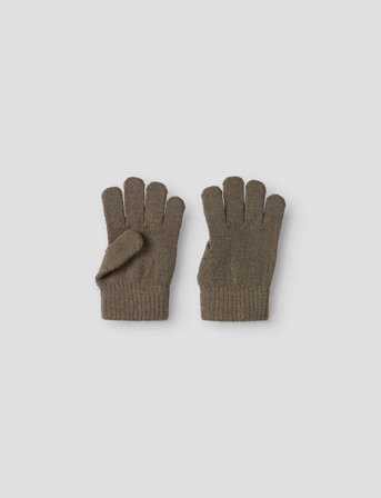 Lil'Atelier Nmnnanson Knit Gloves1 Lil - Brown - 5