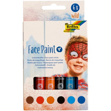 Face Paint Kit Wild 6-pack