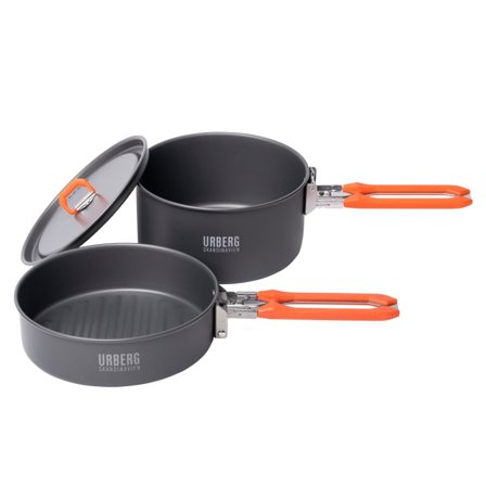 Urberg Rogen 2 Person Cookware cooking equipment Grey OneSize