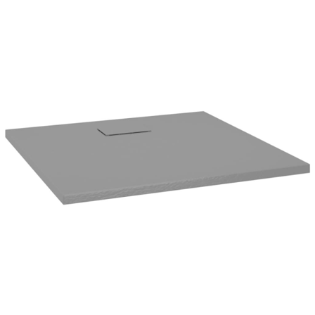 Vidaxl Duschkar Smc Grå 90x80 Cm Grå