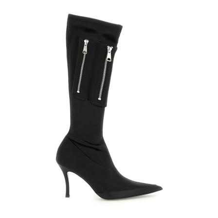Diesel, Heeled Boots Czarny, Kobieta, Rozmiar: 39 EU