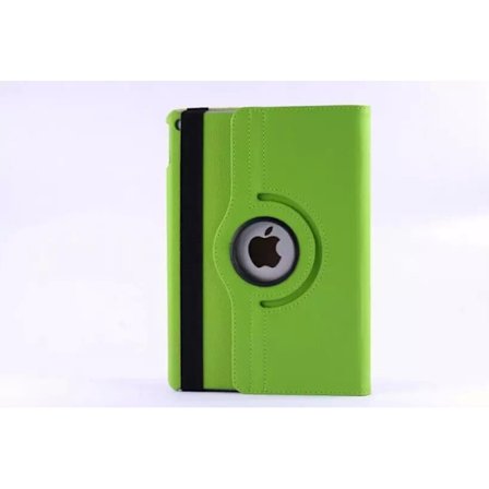 Stilrent fodral för iPad 2/3/4 Grön Roterande Läder Litchi Textur