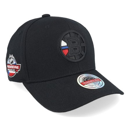 Mitchell & Ness - Negro adjustable Gorra - Hatstore Exclusive x Boston Bruins Premiere Black A-frame Adjustable @ Hatstore